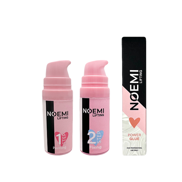 Noemi Lifting - Pump Set mit Lotion 1+2+Kleber (je Pumpflasche 10 ml &amp; 7ml Kleber)