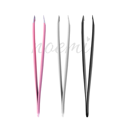 Noemi  - Professional Pinzette Slant (Weiß, Pink, Schwarz)